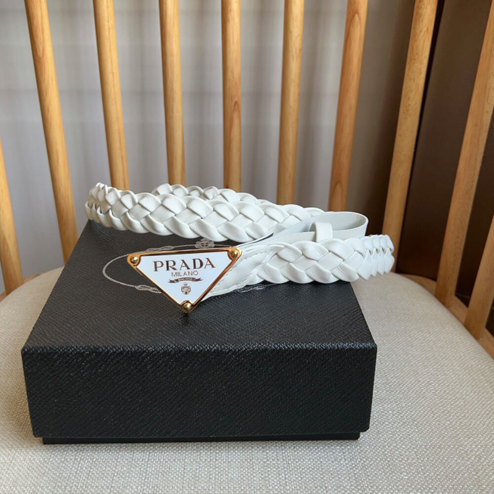 Pra*a Nappa leather belt