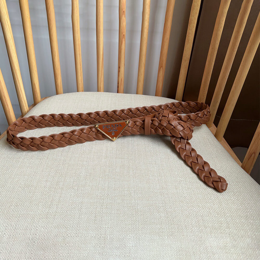 Pra*a Nappa leather belt
