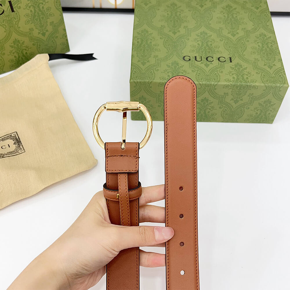 Gvc*1 belt with bamboo detail buckle