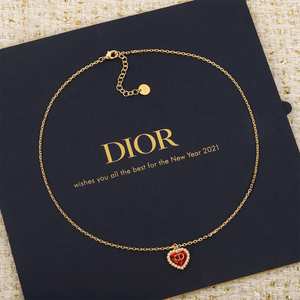 D10r Petit CD Baroque Necklace