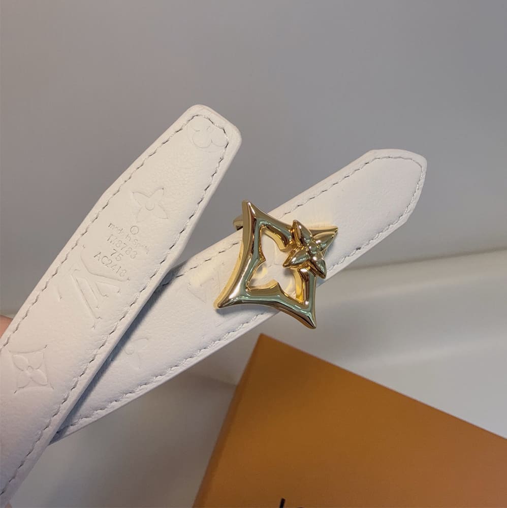 LV Flowergram 20mm reversible belt