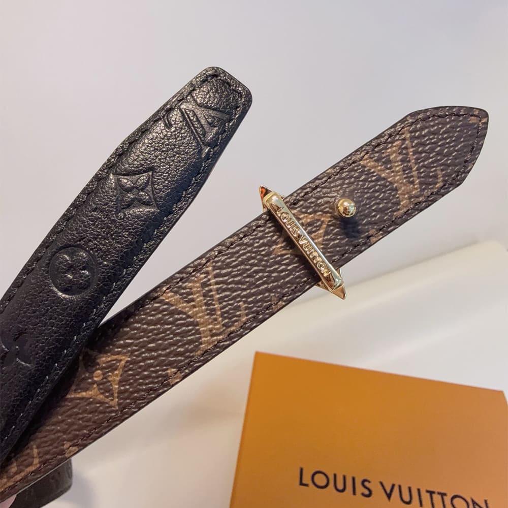 LV Flowergram 20mm reversible belt
