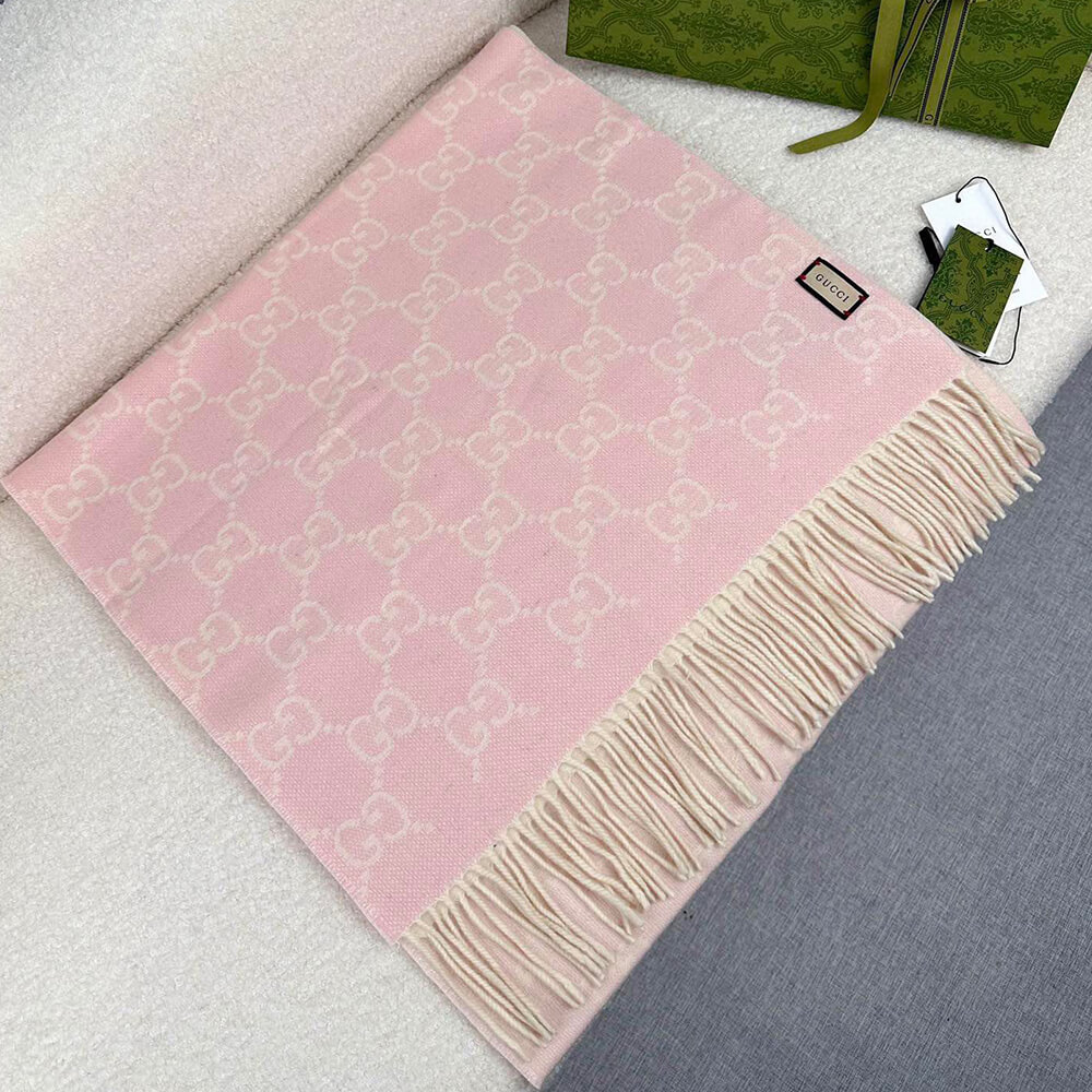 Gv*cl GG cashmere scarf