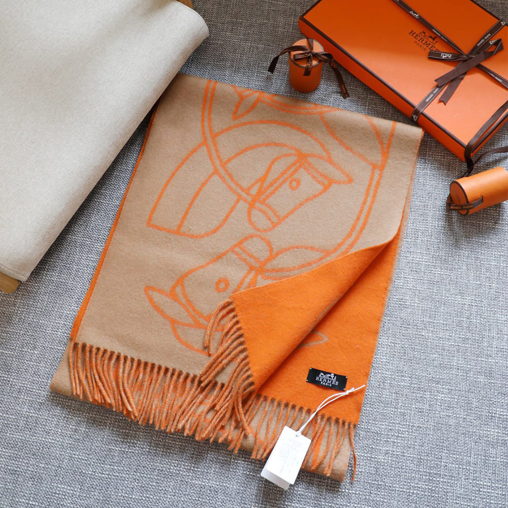 H**me5 Casaque Entrelacs Equestres scarf