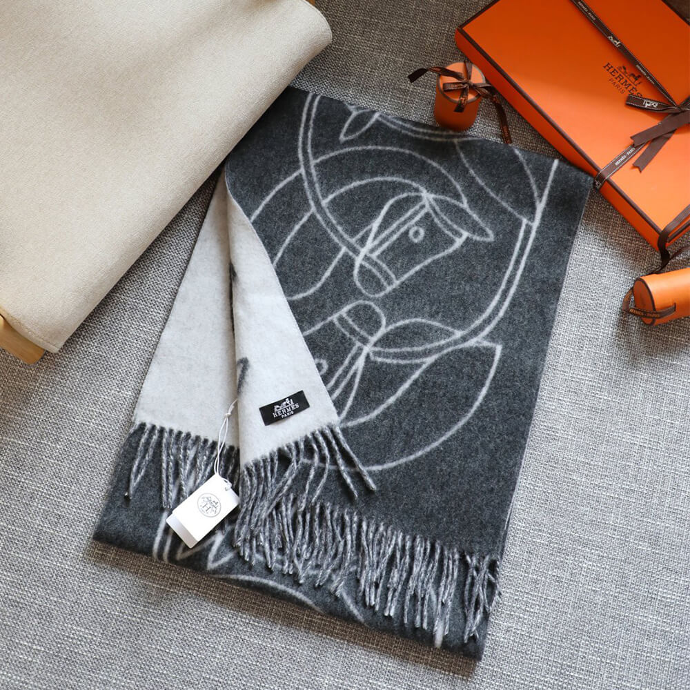 H**me5 Casaque Entrelacs Equestres scarf