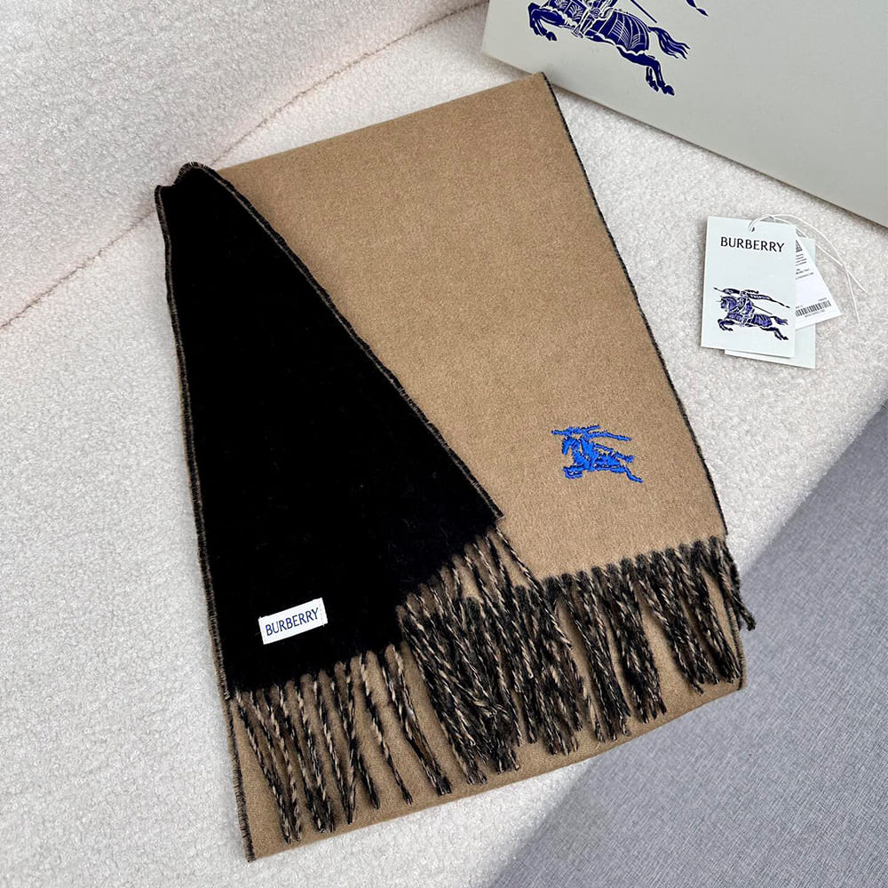 Bv*b*rry Reversible Cashmere Scarf
