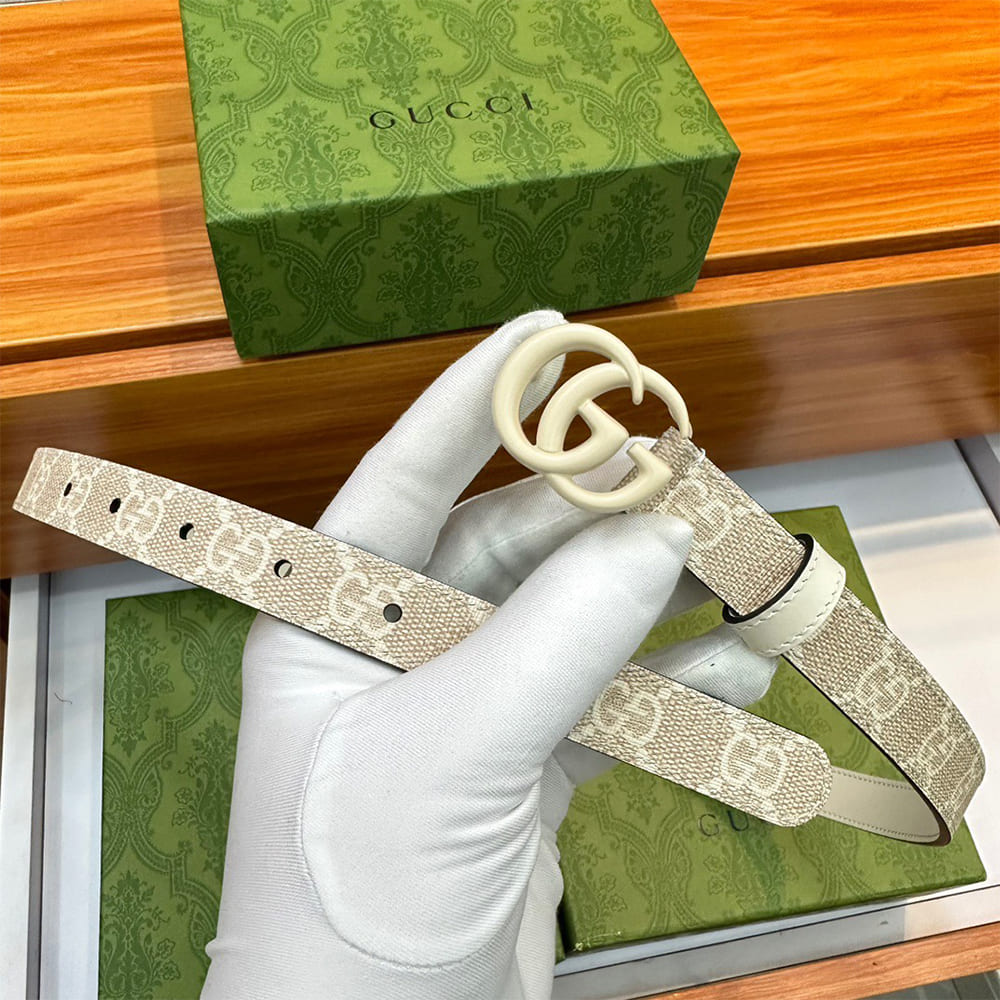Gvc*1 GG Marmont wide belt GG canvas