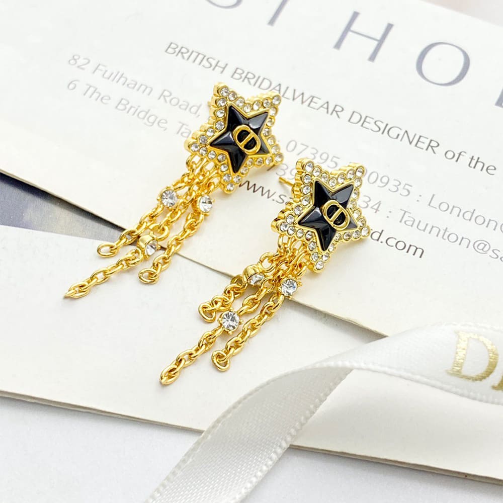 D10r Petit CD Lucky Baroque Earrings