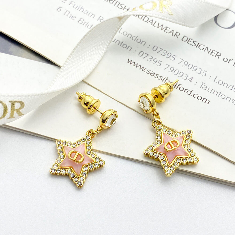 D10r Petit CD Lucky Baroque Earrings