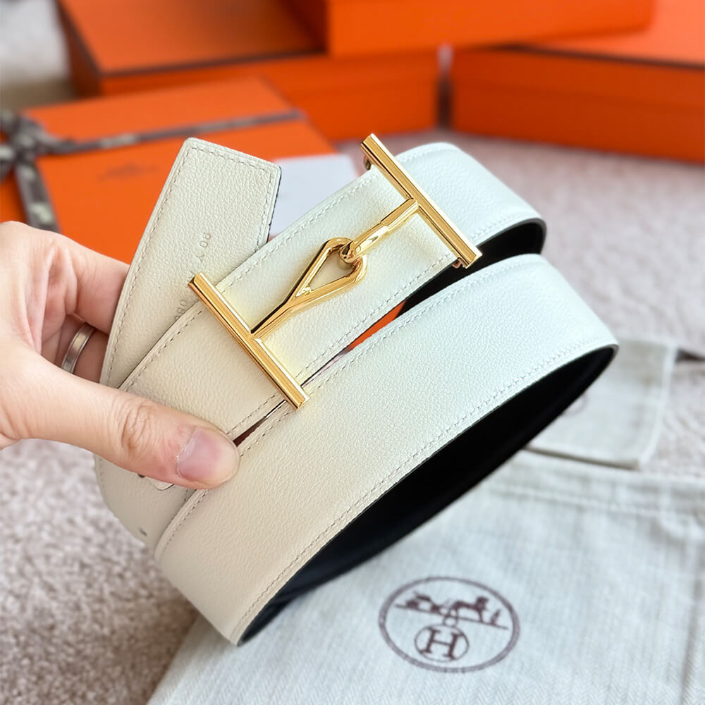 H**me5 H d’Ancre belt buckle & Reversible leather strap 38 mm