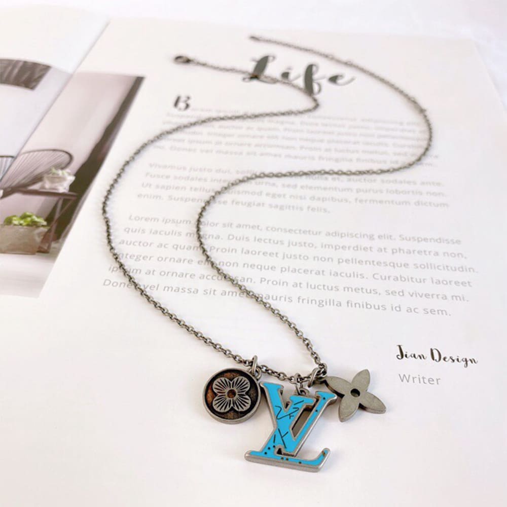 LV Turquoise Necklace