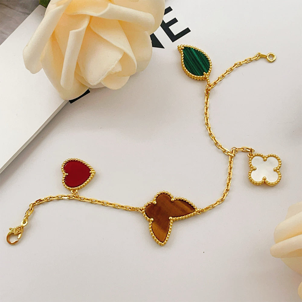VCA Lucky Alhambra bracelet, 4 motifs