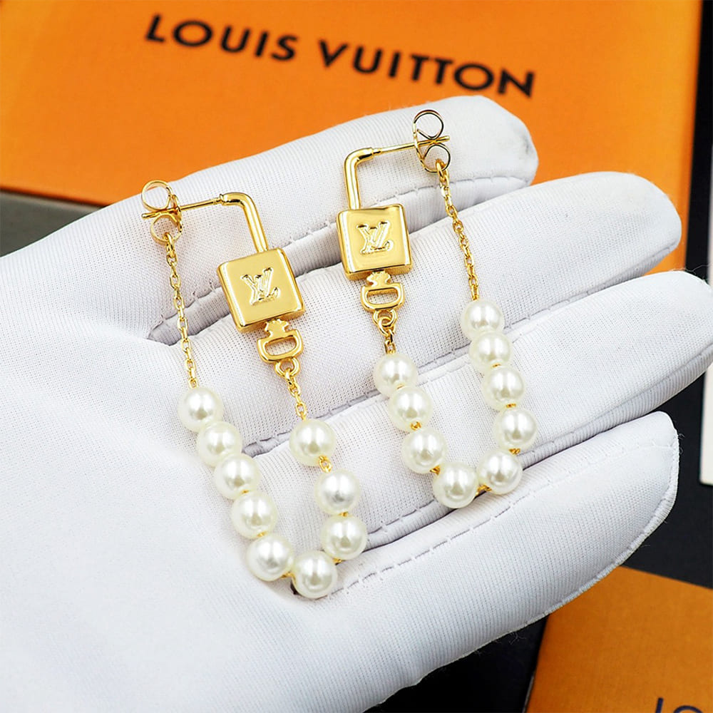 LV Pearlock Earrings