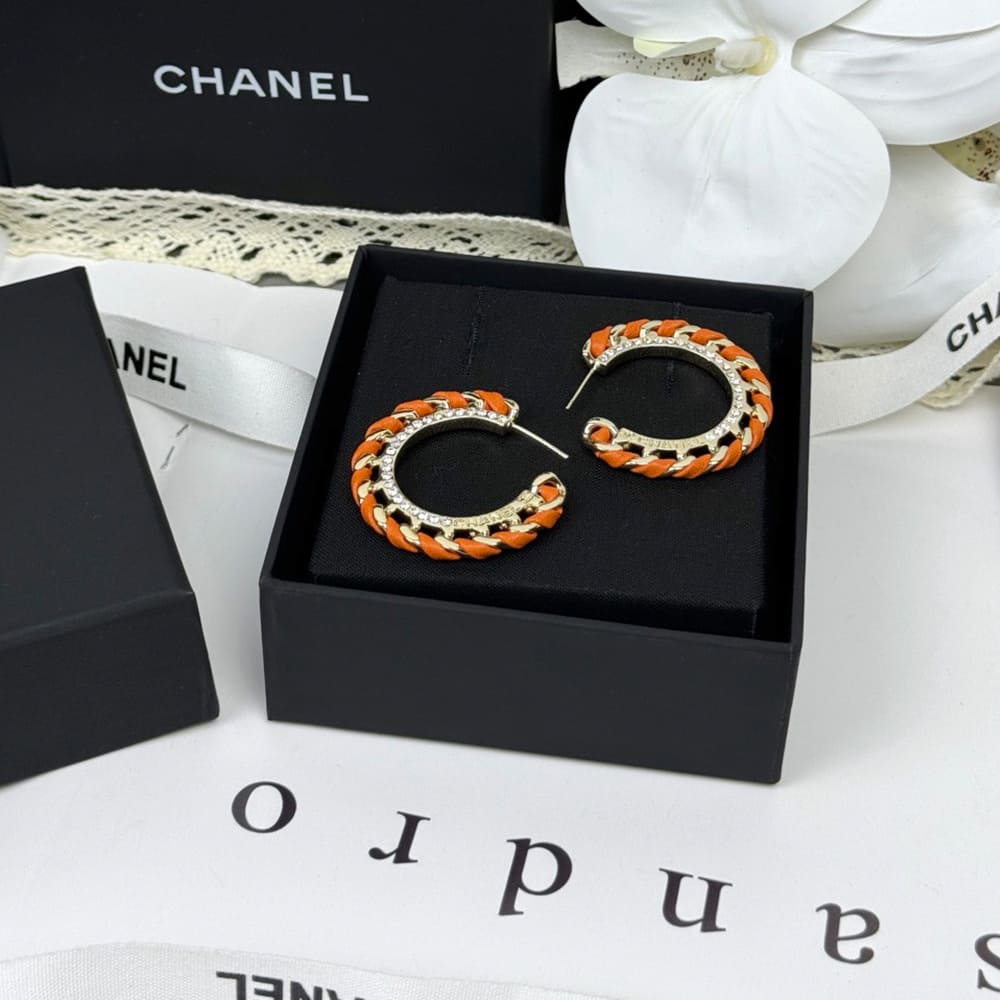 Ch**el Hoop Earrings