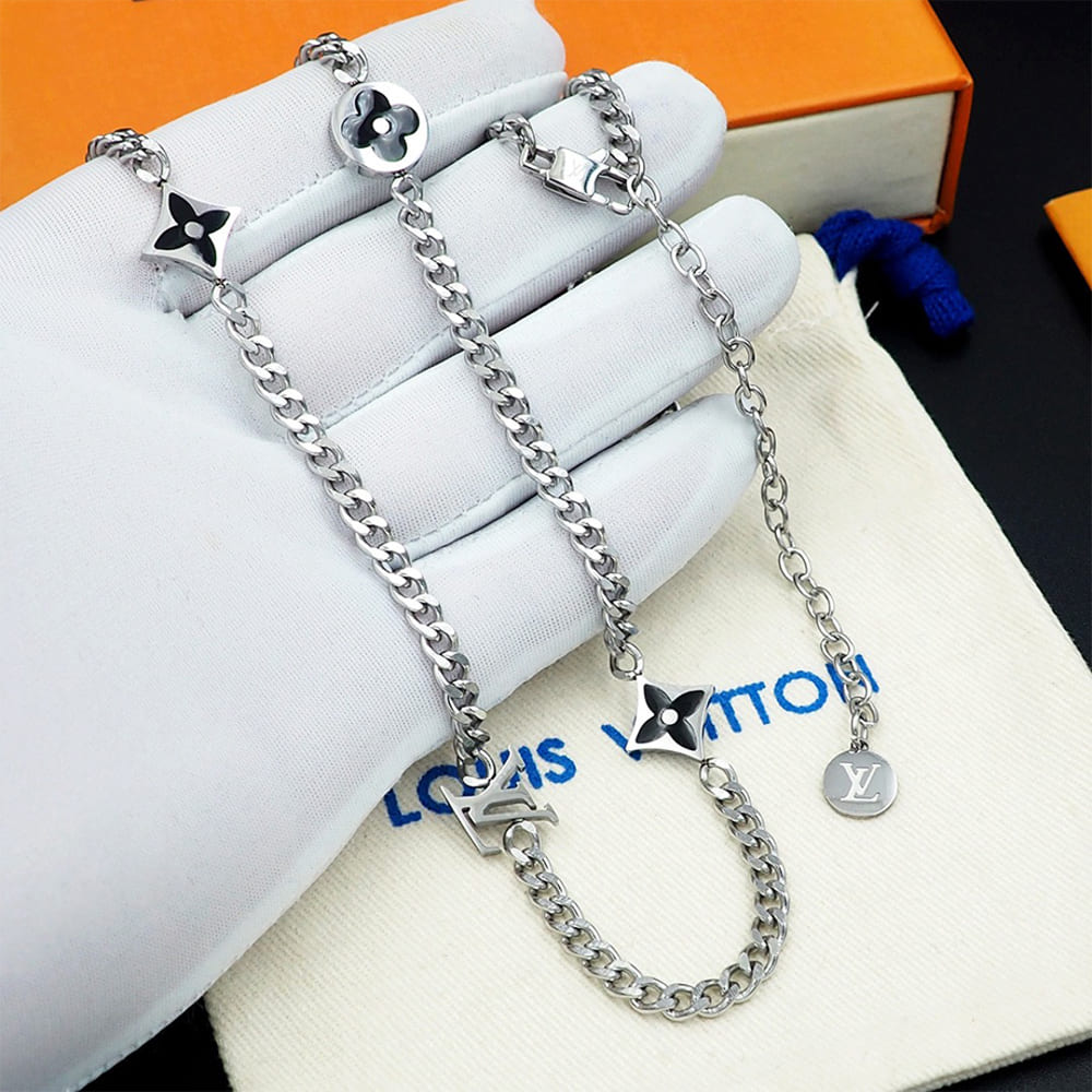 LV Spike Charms Necklace