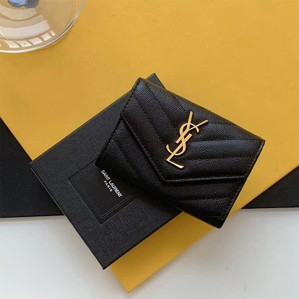 CASSANDRE MATELASS?? SMALL ENVELOPE WALLET IN GRAIN DE POUDRE LEATHER(HIGH-END GRADE)