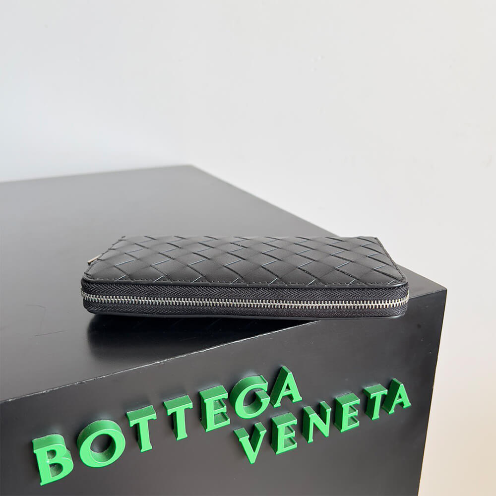 Intrecciato Zip Around Wallet(HIGH-END GRADE)