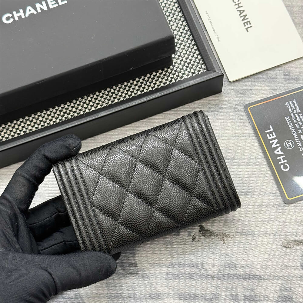 BOY Ch**el Flap Card Holder(HIGH-END GRADE)