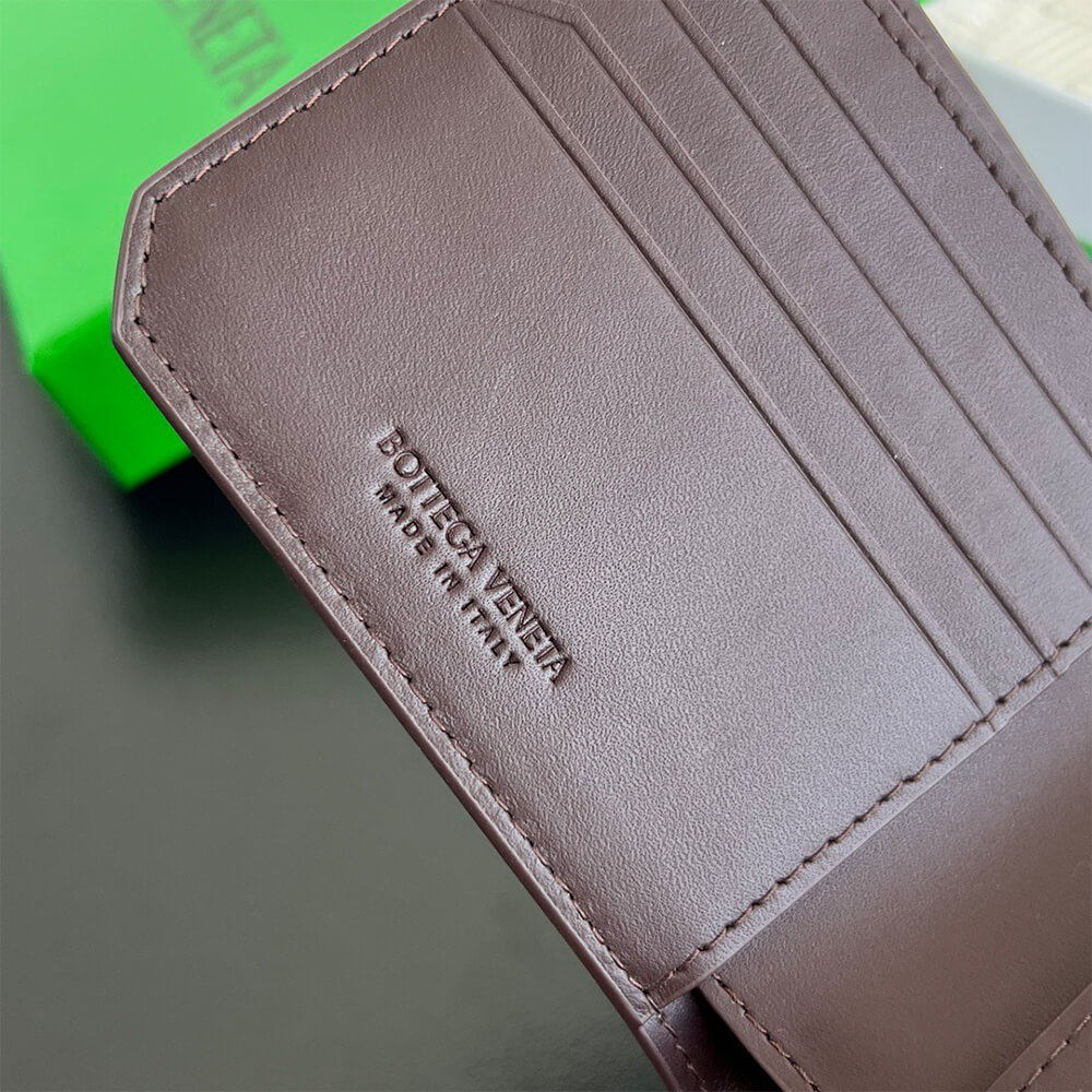 Intrecciato Piccolo Bi-Fold Wallet(HIGH-END GRADE)