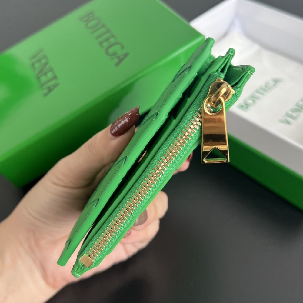 B0tt*ga Ven*ta Intrecciato Small Bi-Fold Wallet(HIGH-END GRADE)