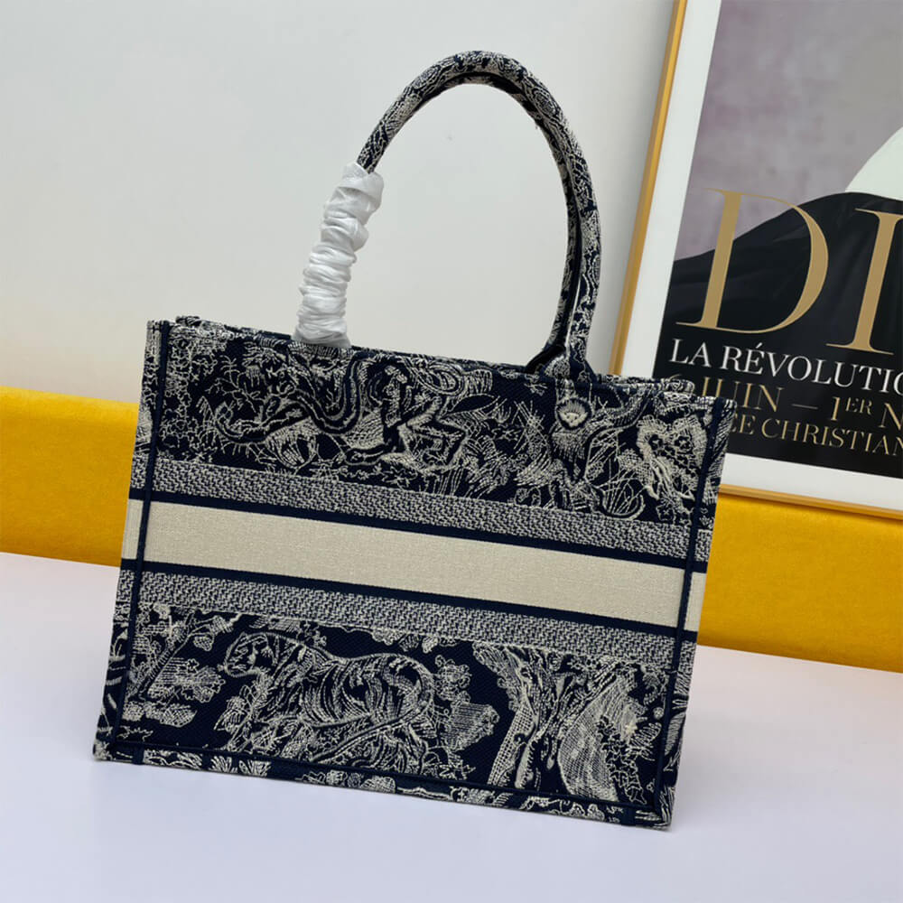 SMALL D10rAMOUR D10r BOOK TOTE