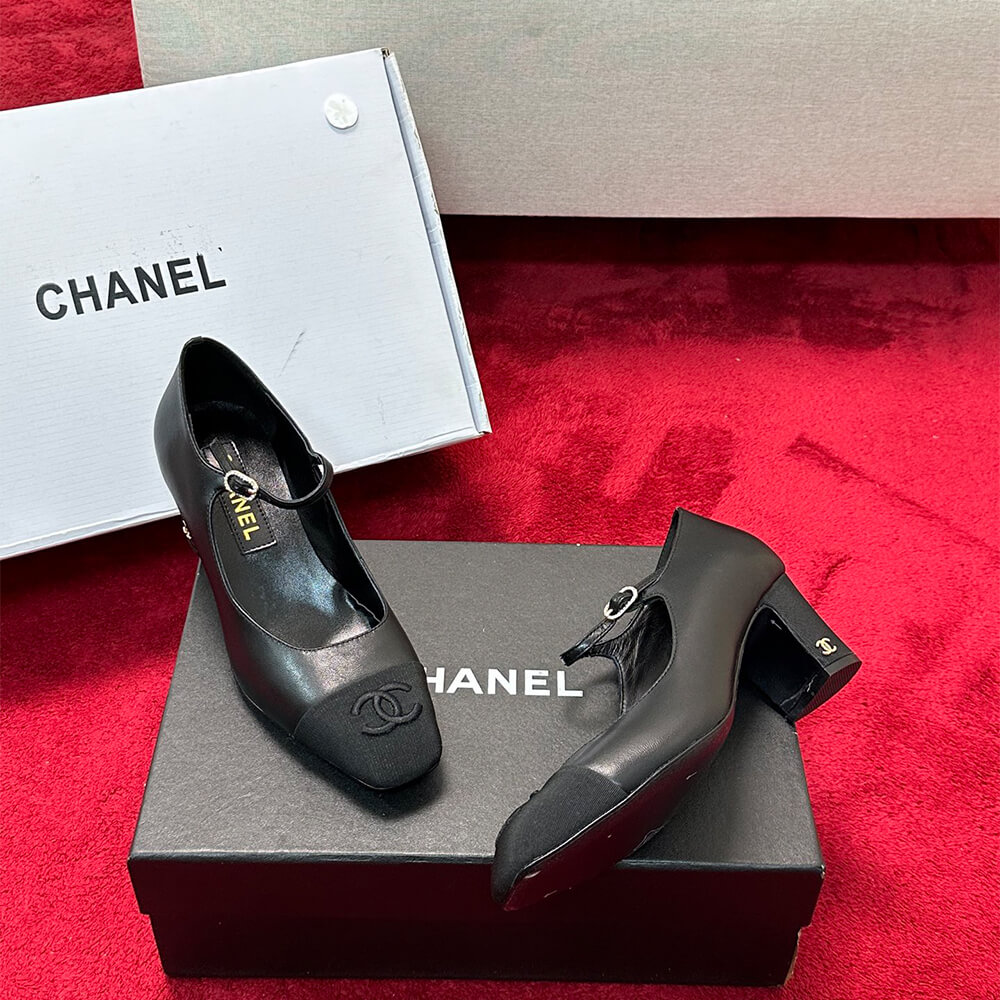Ch**el Mary Janes Heel