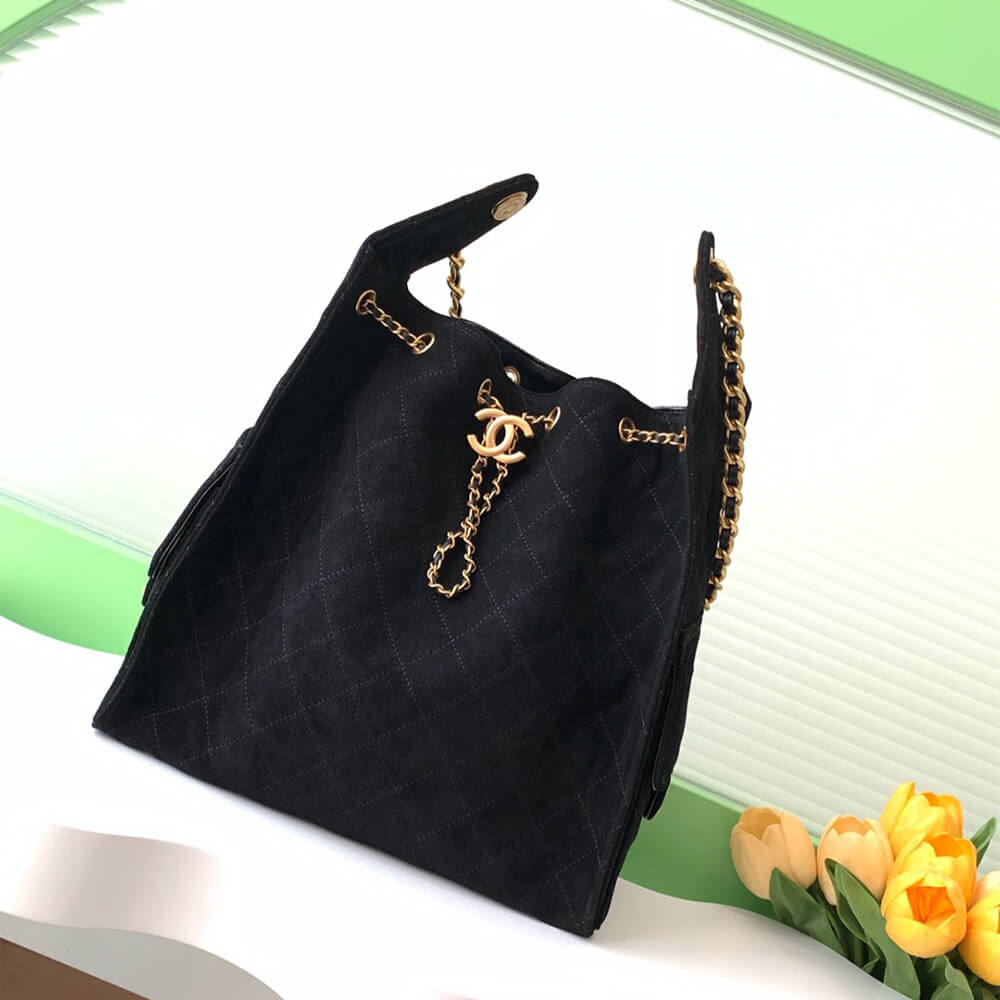 Ch**el 25 Medium Handbag SUEDE(high-end grade)