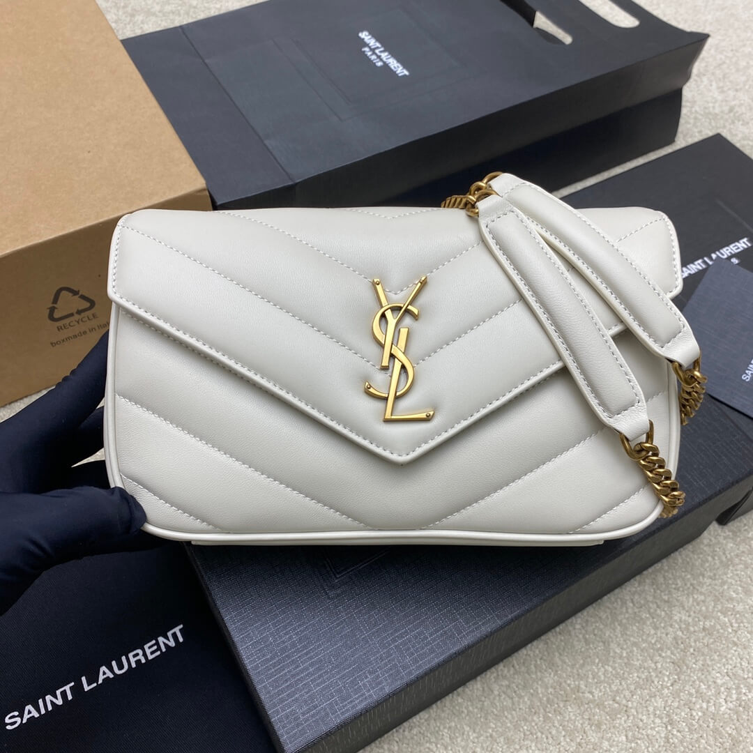 Y51 LOULOU small in MATELASSÉ lambskin