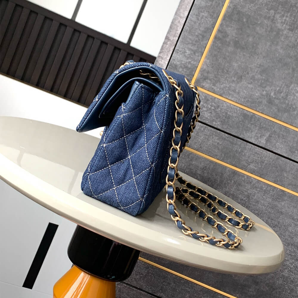 Ch**el  Classic Double Flap Handbag(HIGH-END GRADE)