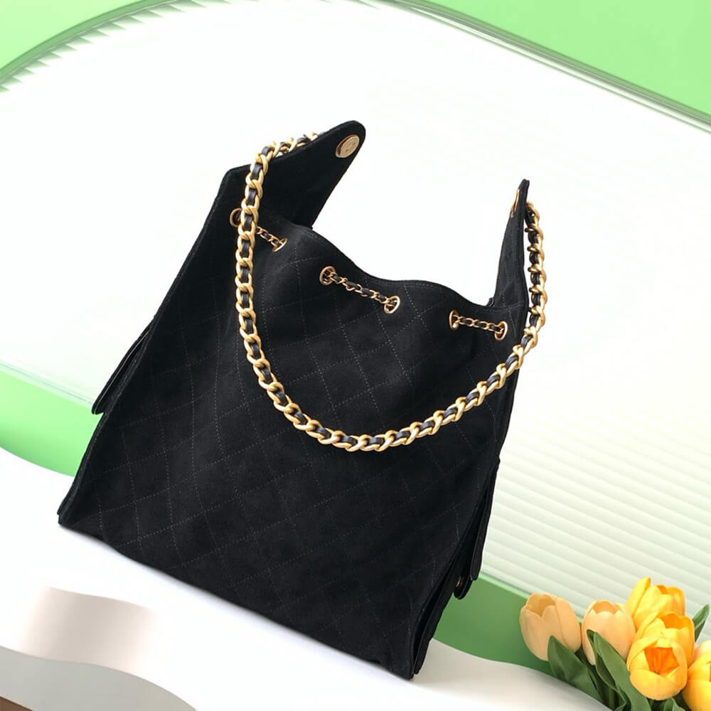 Ch**el 25C LARGE HOBO SUEDE(high-end grade)