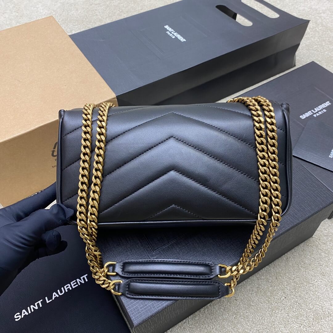 Y51 LOULOU small in MATELASSÉ lambskin