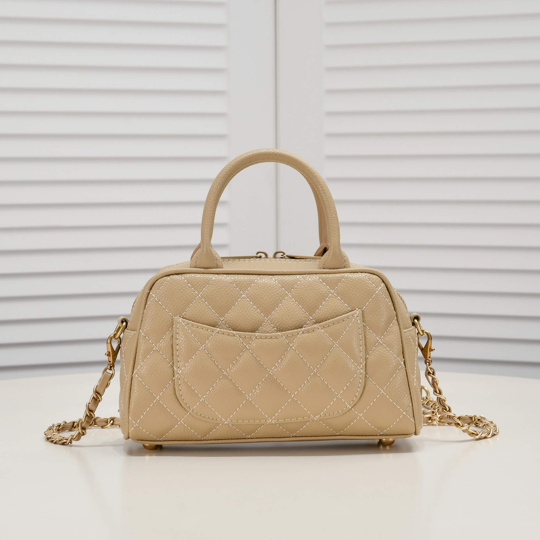 Ch**el Small Vintage Boston Bag