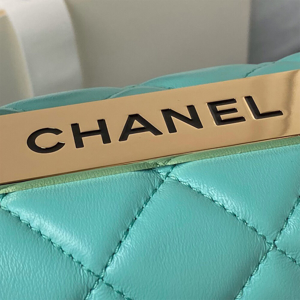 Ch**el Mini Flap Bag with Top Handle(HIGH-END GRADE)