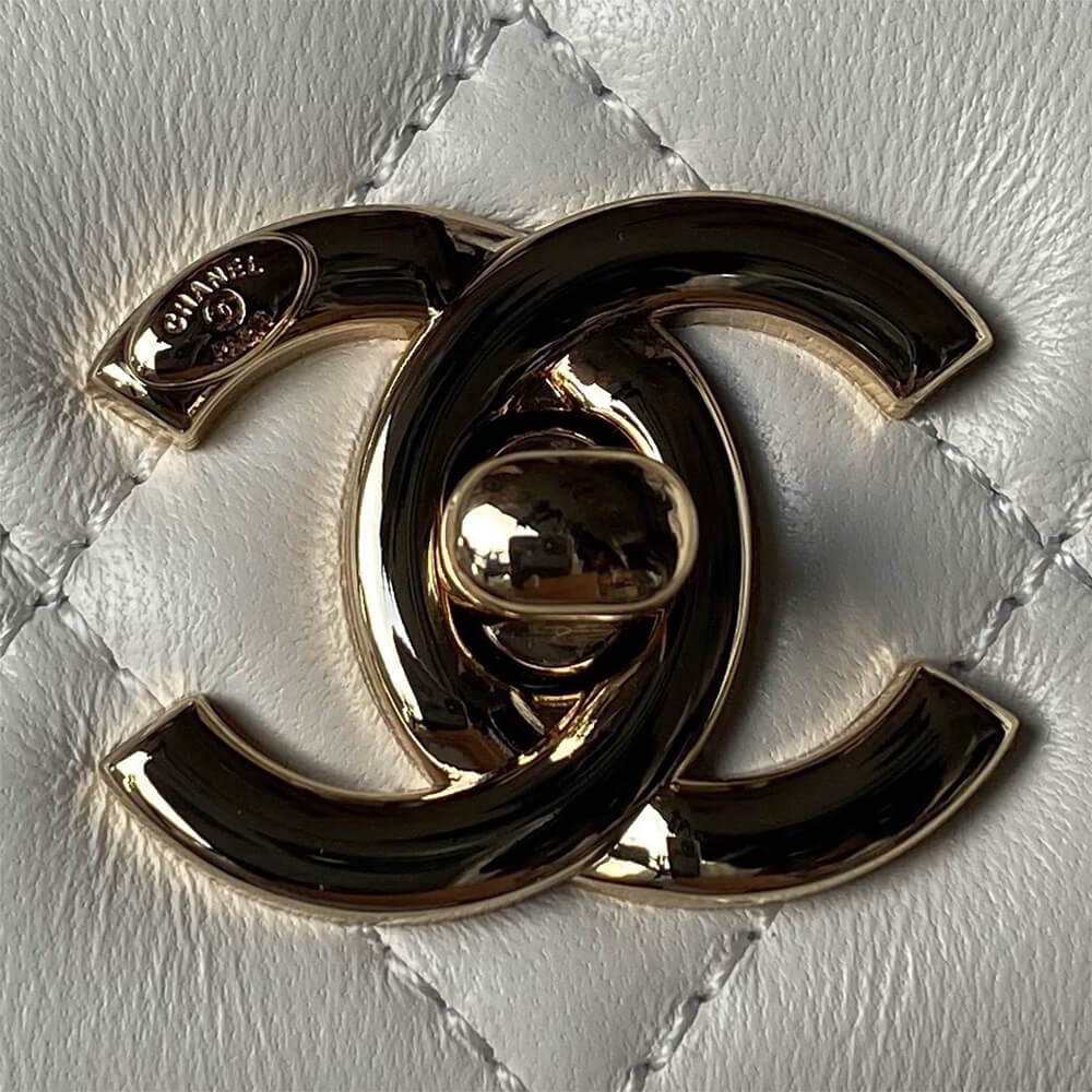 Ch**el Mini Flap Bag with Top Handle(HIGH-END GRADE)