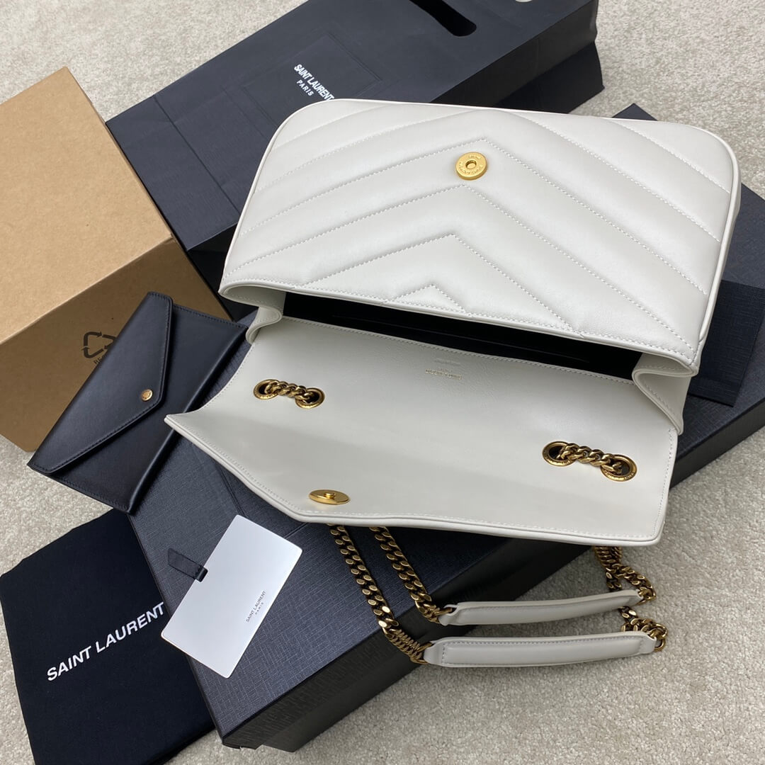 Y51 LOULOU medium in MATELASSÉ lambskin