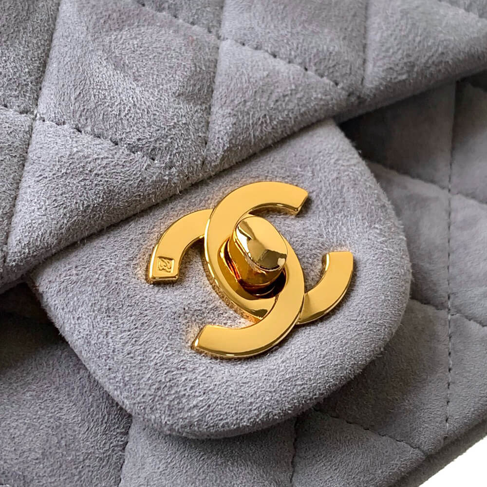Ch**el SUEDE MINI FLAP BAG(HIGH-END GRADE)