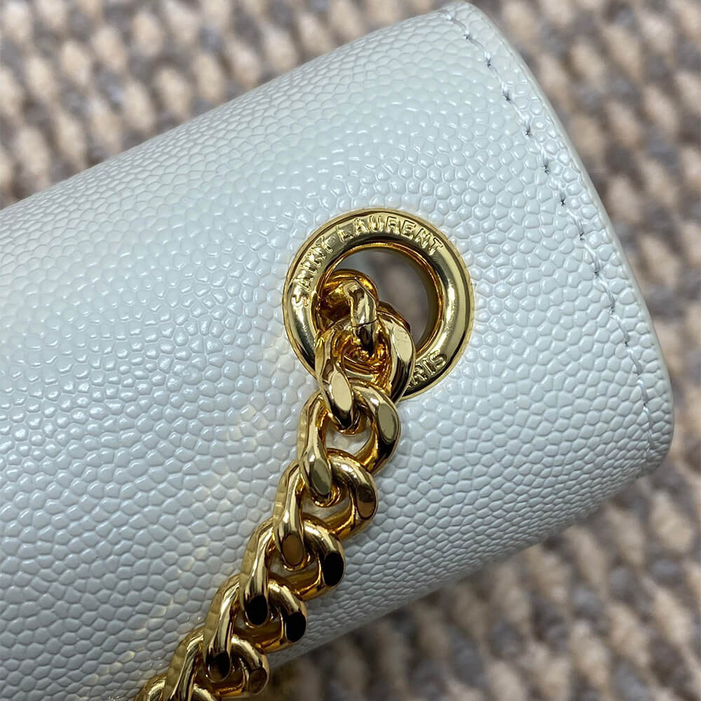 Y51 kate medium tassel in grain de poudre embossed leather