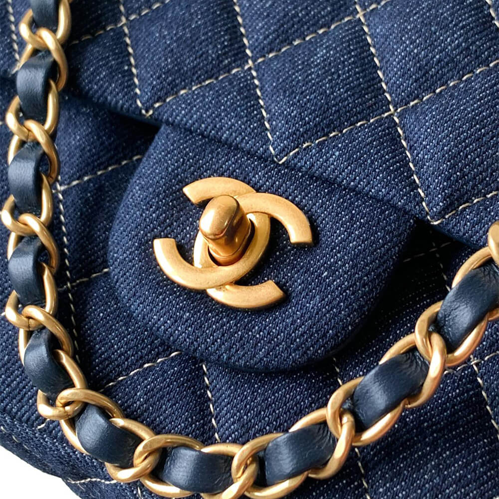 Ch**el  Classic Double Flap Handbag(HIGH-END GRADE)