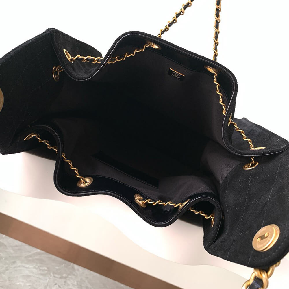 Ch**el 25C LARGE HOBO SUEDE(high-end grade)