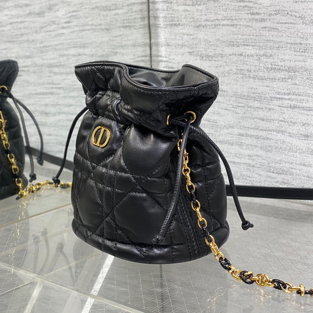 D10r Miss Caro Drawstring Mini Bucket Bag