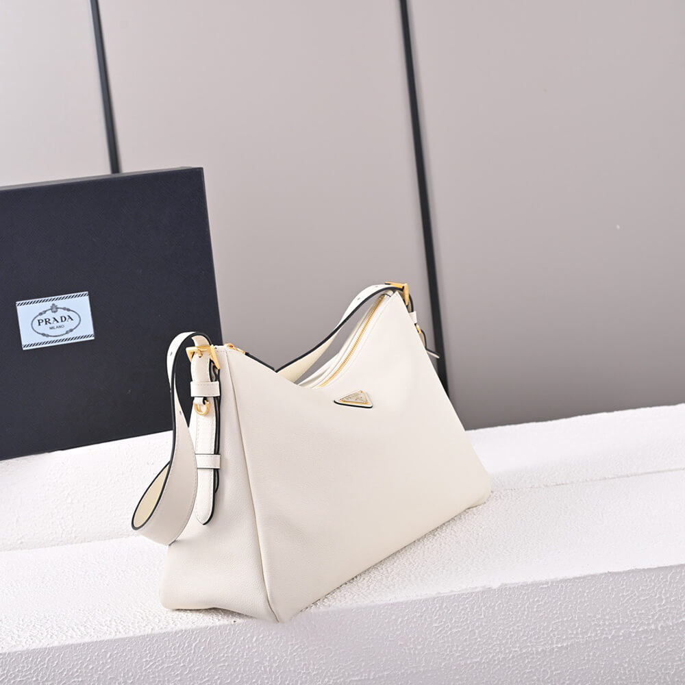 Pra*a Aimee large leather shoulder bag