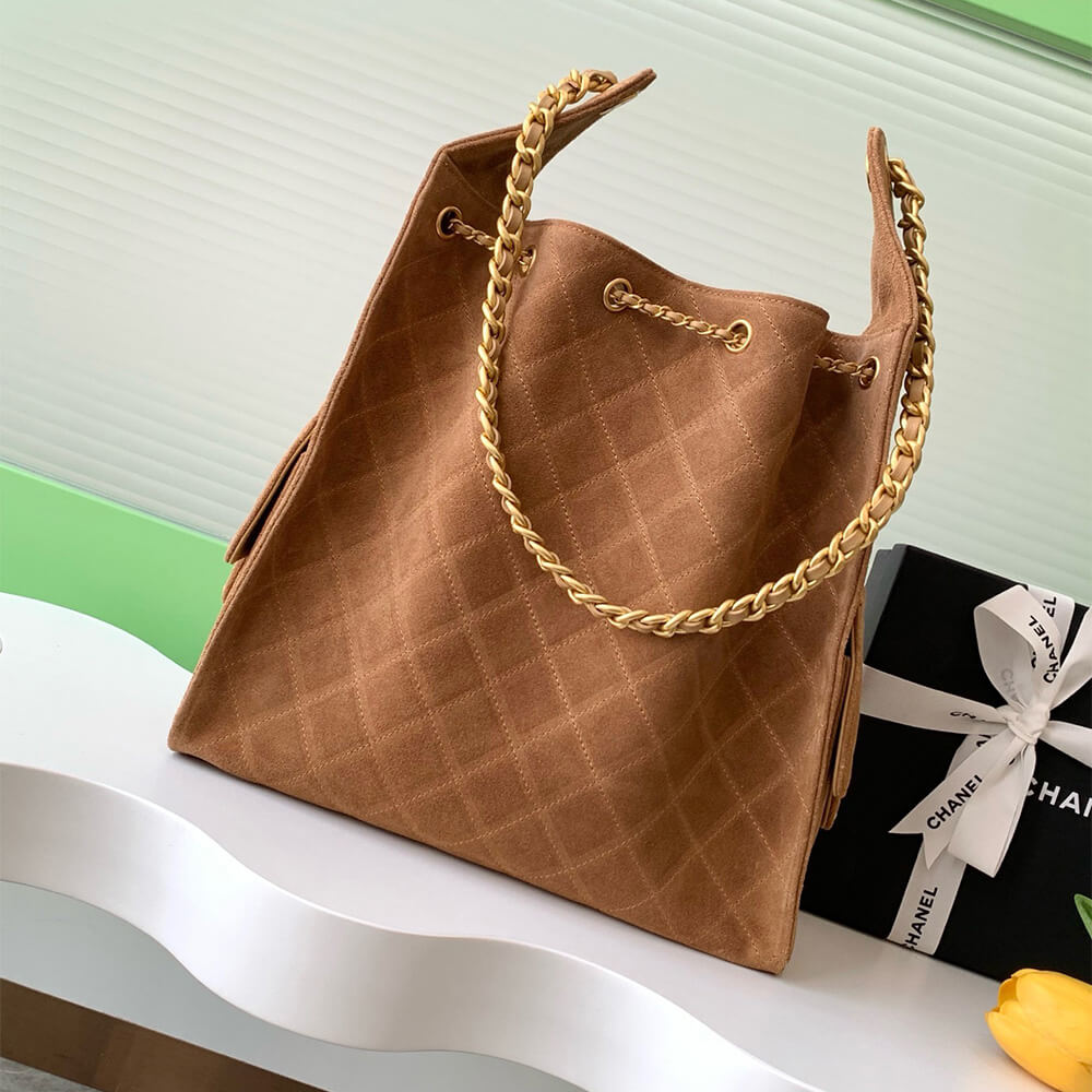 Ch**el 25 Medium Handbag SUEDE(high-end grade)