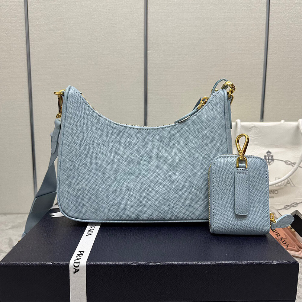 Pra*a Re-Edition 2005 Saffiano leather bag(HIGH-END GRADE)
