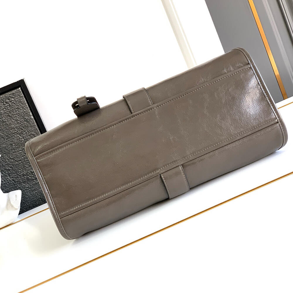 Pra*a Medium leather tote bag(high-end grade)