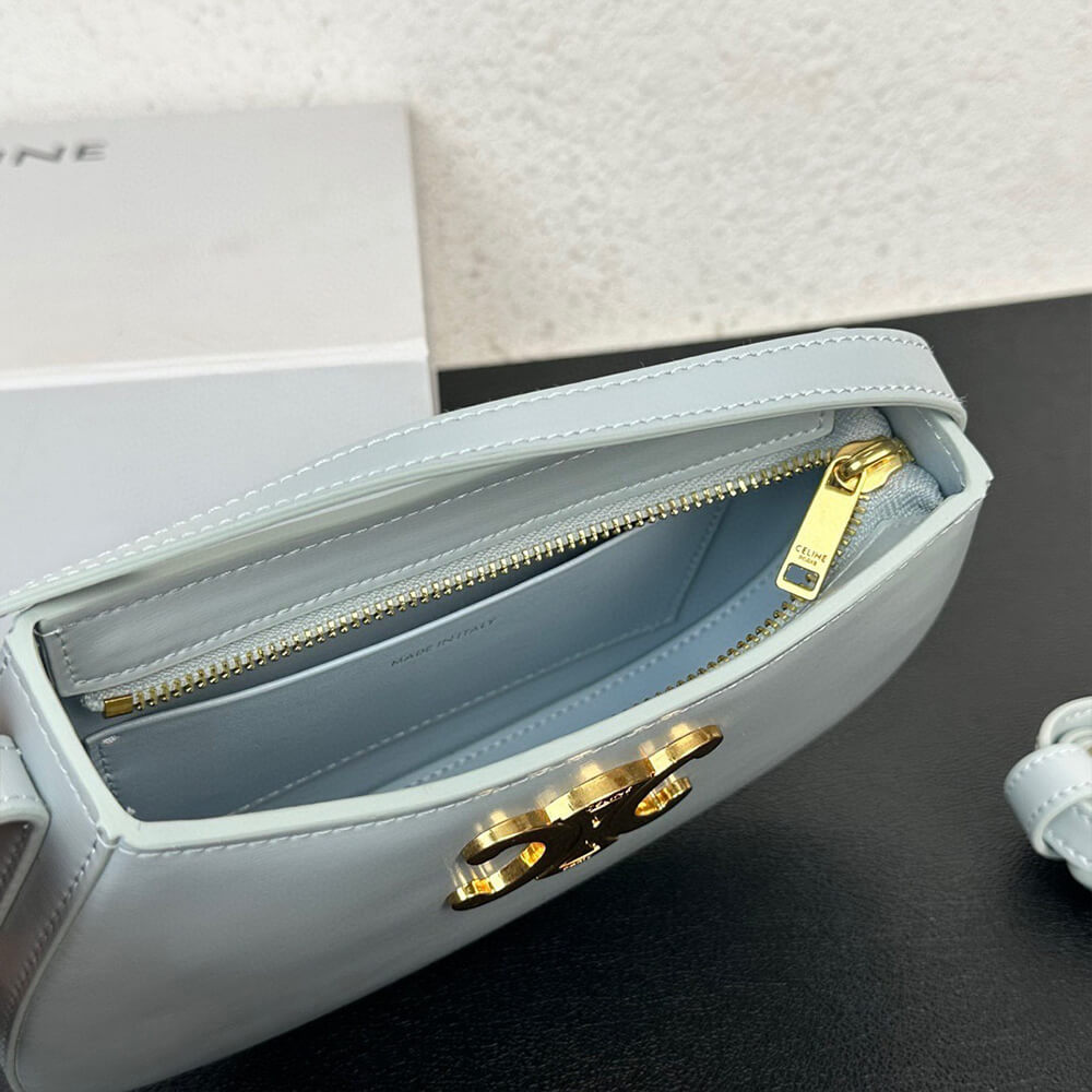 Ce1i*e MEDIUM TILLY BAG in shiny calfskin