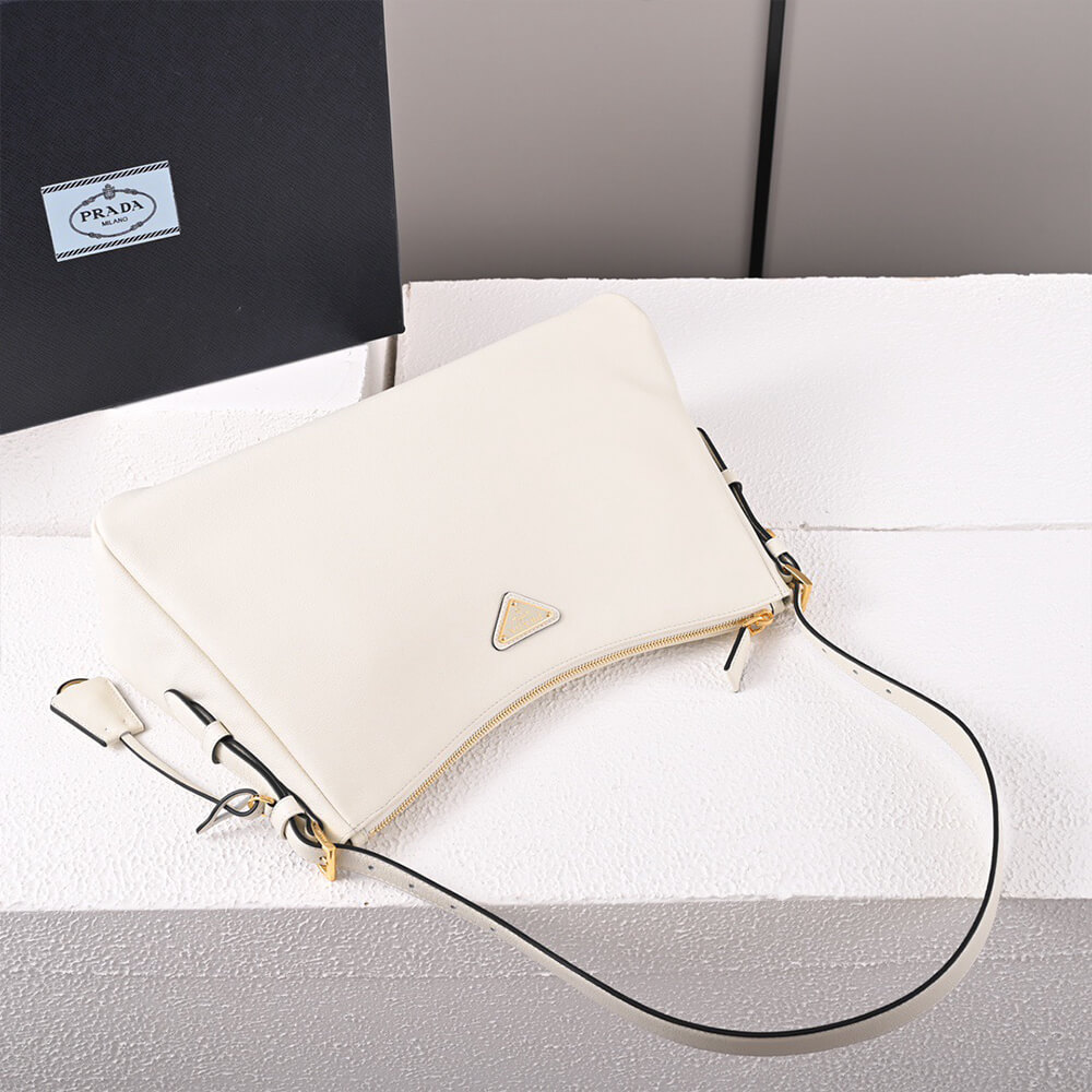 Pra*a Aimee large leather shoulder bag