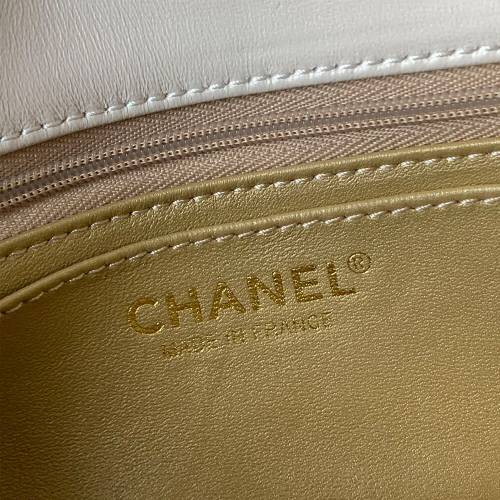 Ch**el Pearl Crush Mini Rectangular Flap（HIGH-END GRADE)