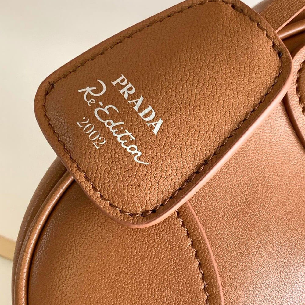 Pra*a Moon padded nappa-leather bag