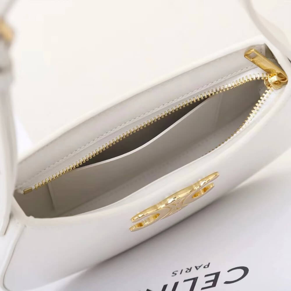 Ce1i*e MEDIUM TILLY BAG in shiny calfskin