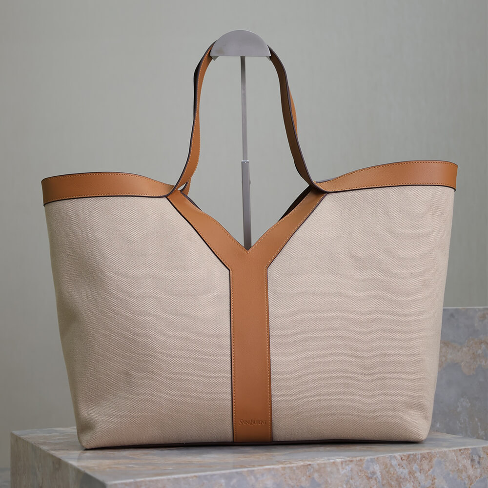 Y51 Y TOTE IN CANVAS AND LEATHER(HIGH-END GRADE)